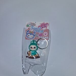 Friend Key Holder - Teal and Brown